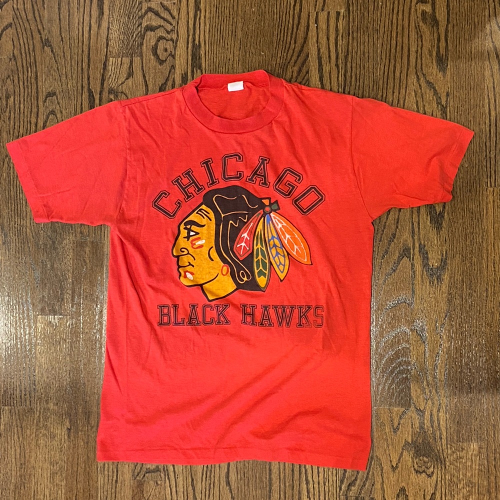 Vintage Chicago Blackhawks Tee Shirt